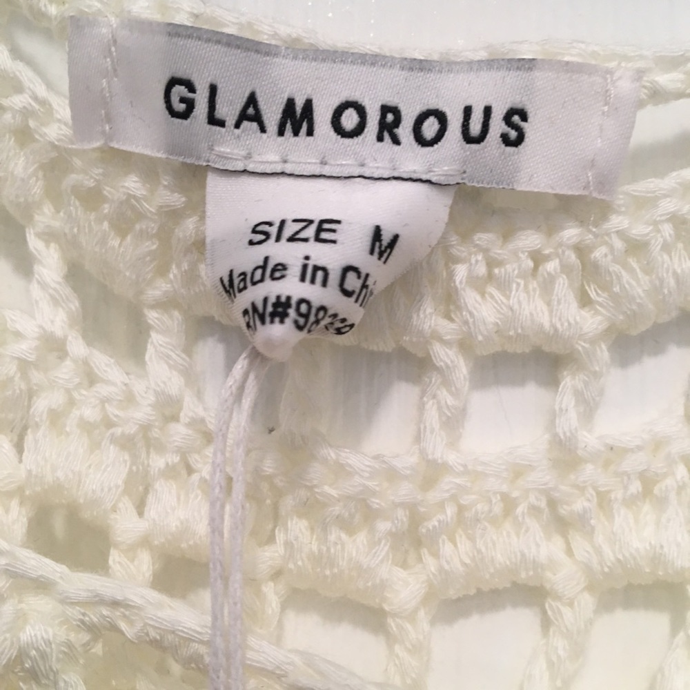 ⚡️ NWT Nasty Gal Crochet tie tank top - Picture 4 of 4